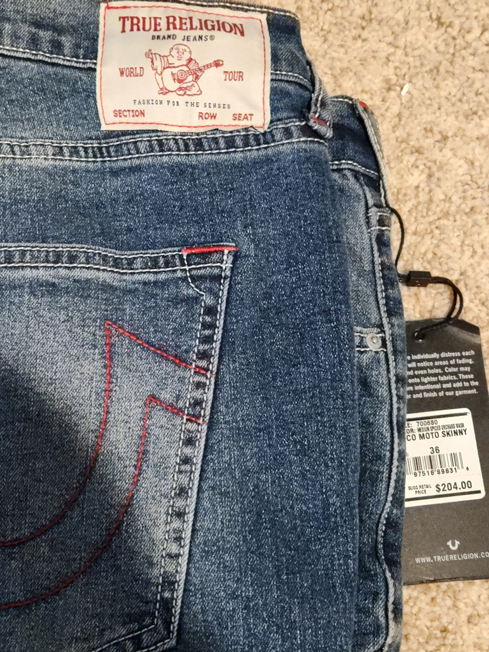 True Religion W36 - L32 New!..
